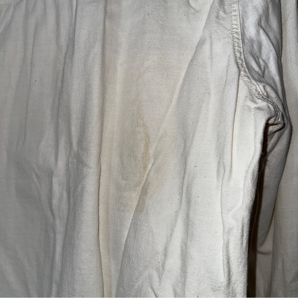 Roxy White Button zip Long sleeve shirt - Picture 6 of 6